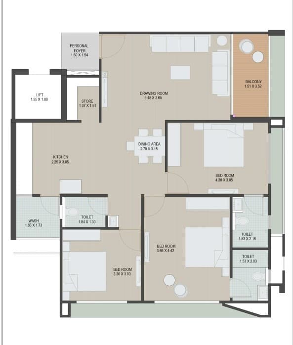 Floor Plan 6 - Buildscape Solis Luxuria