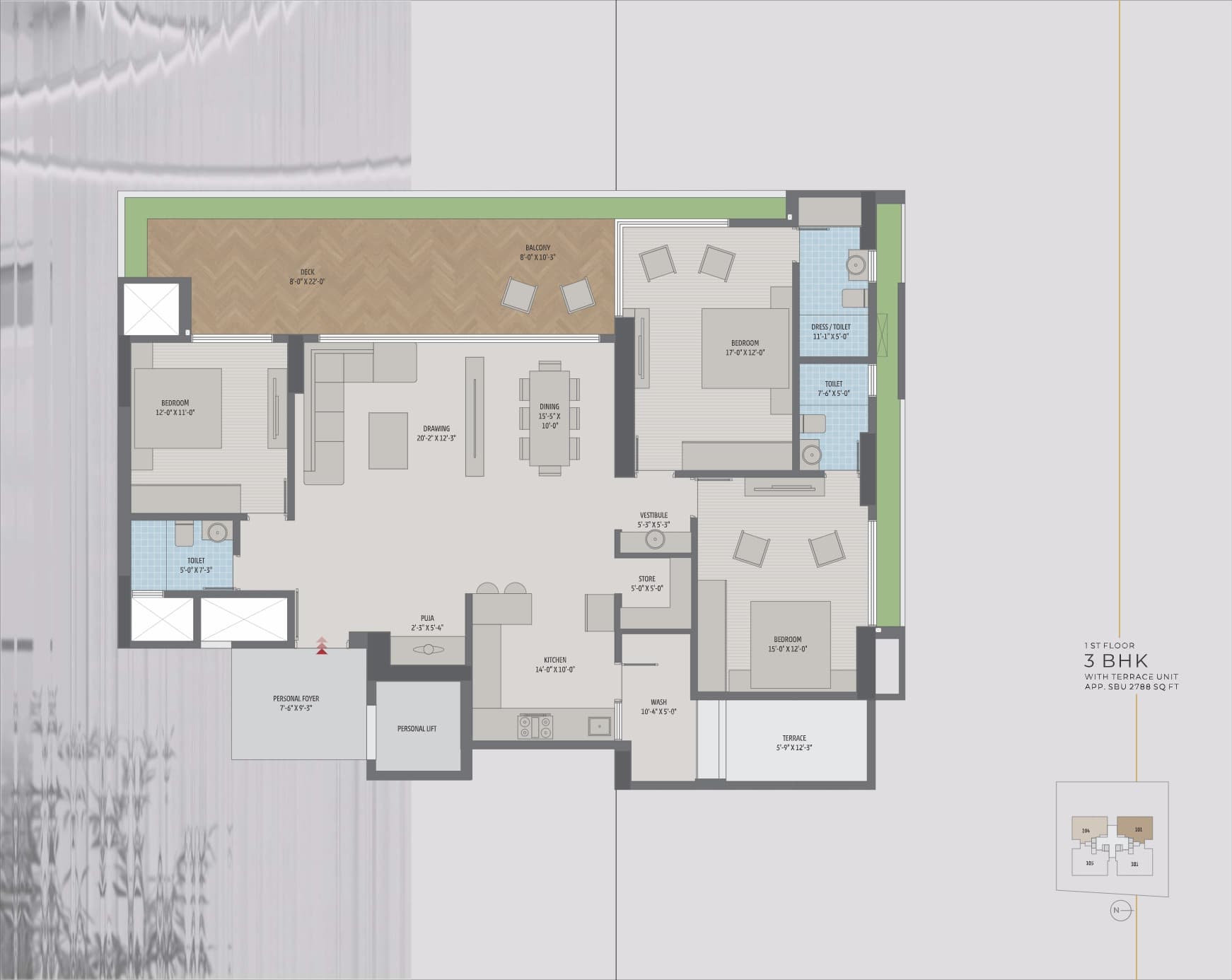 Floor Plan 1 - Anantara Imperial