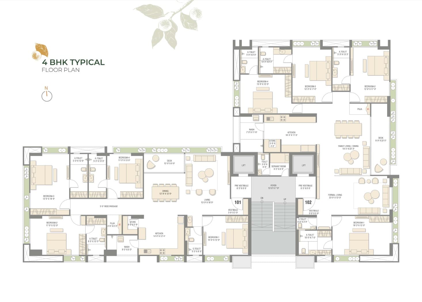 Floor Plan 3 - Sharanya Kadamb