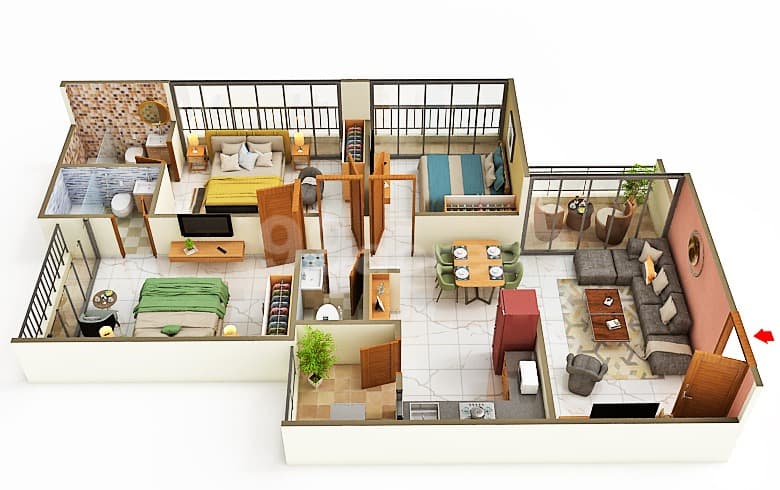 Floor Plan 3 - Anushthan The Mansion