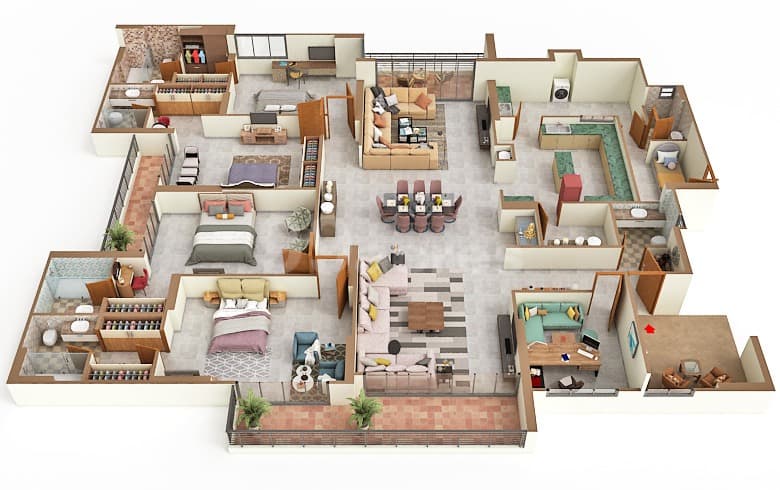Floor Plan 1 - Ekarth Sarvam
