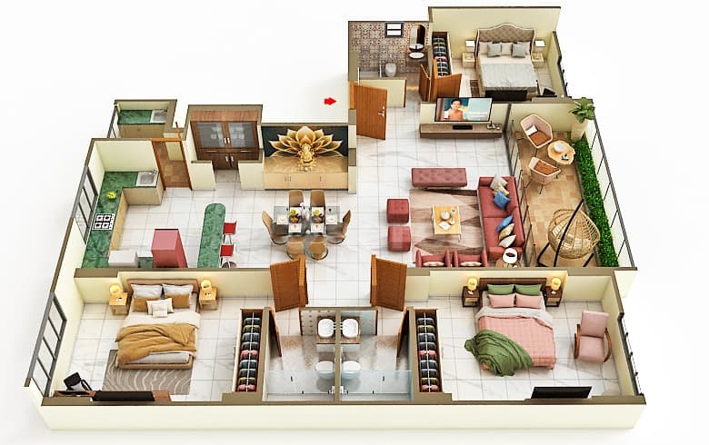 Floor Plan 1 - Shivanjali Shashwat