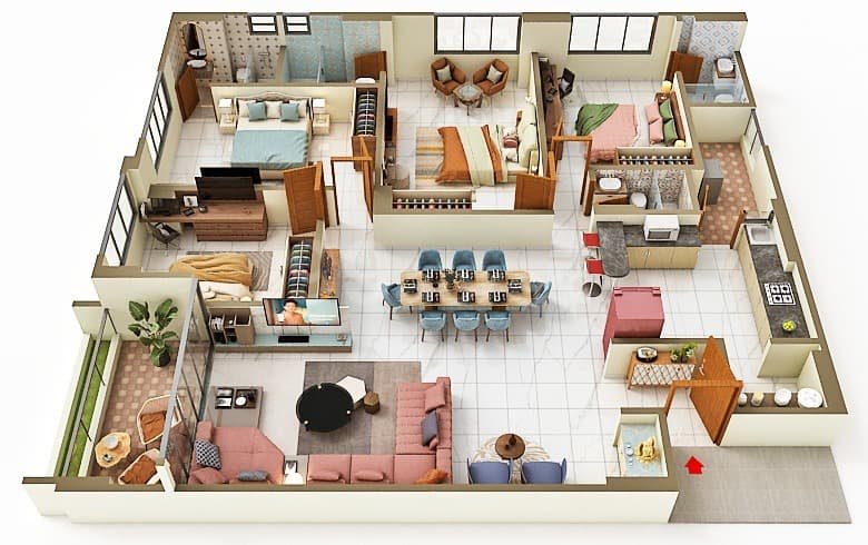 Floor Plan 4 - Parkview H9