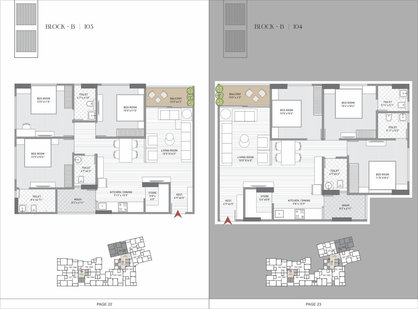 Floor Plan 1 - Shruti Apartment