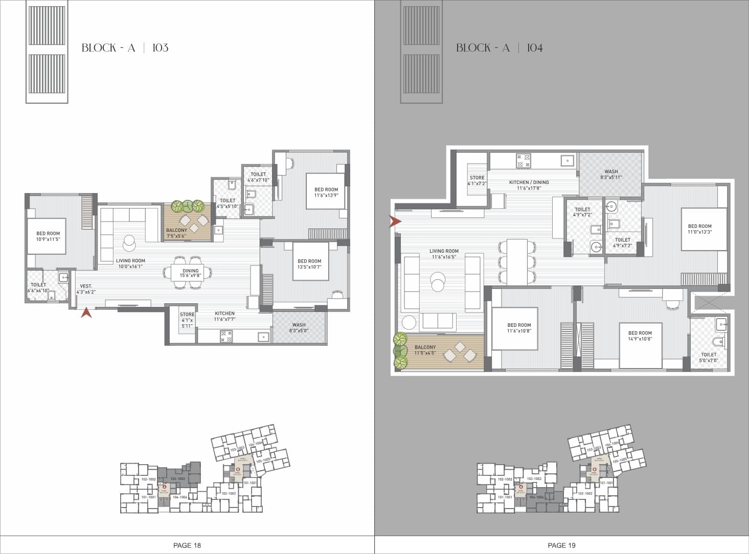 Floor Plan 2 - Shruti Apartment