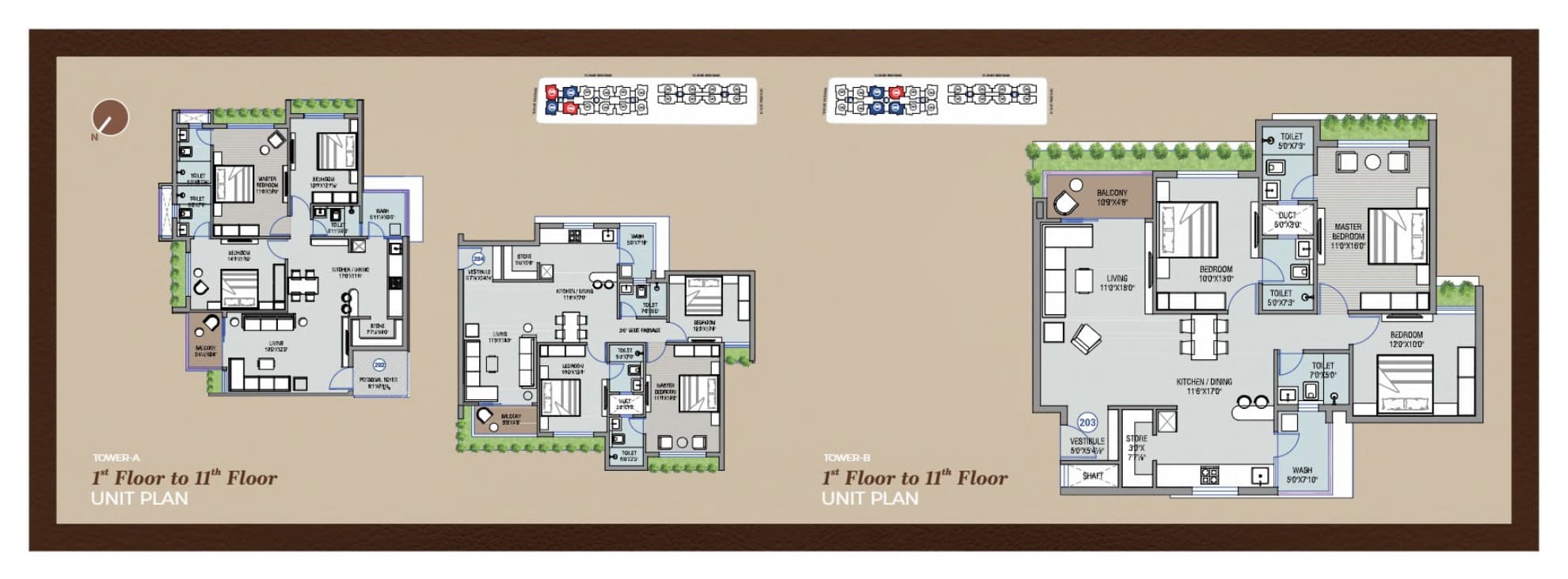 Floor Plan 1 - Art Shree Vishnudhara Residency