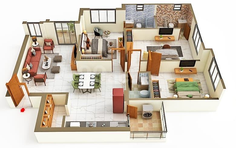Floor Plan 6 - Art Shree Vishnudhara Residency