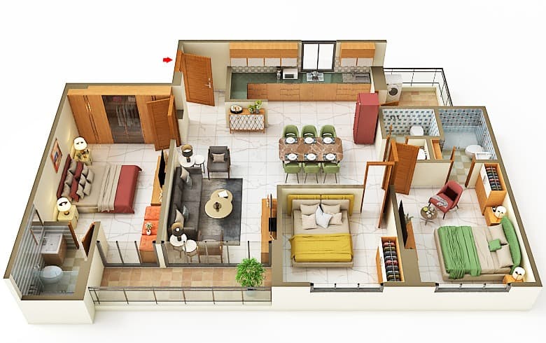 Floor Plan 1 - Samved The Stately And Calista