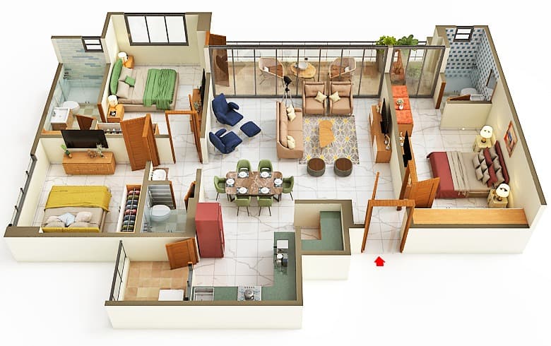 Floor Plan 2 - Samved The Stately And Calista