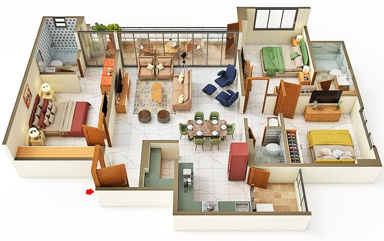 Floor Plan 3 - Samved The Stately And Calista
