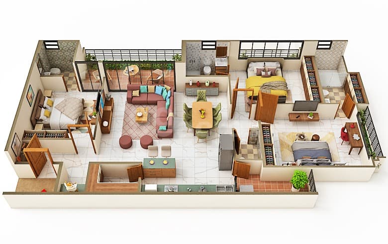 Floor Plan 1 - Trinay Anagh