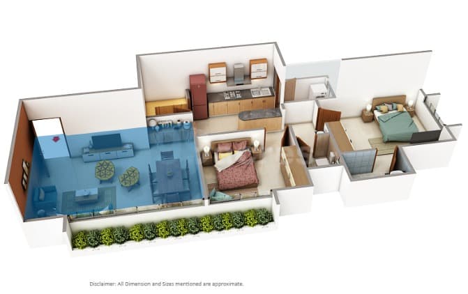 Floor Plan 2 - Vishwa Lake Iksa