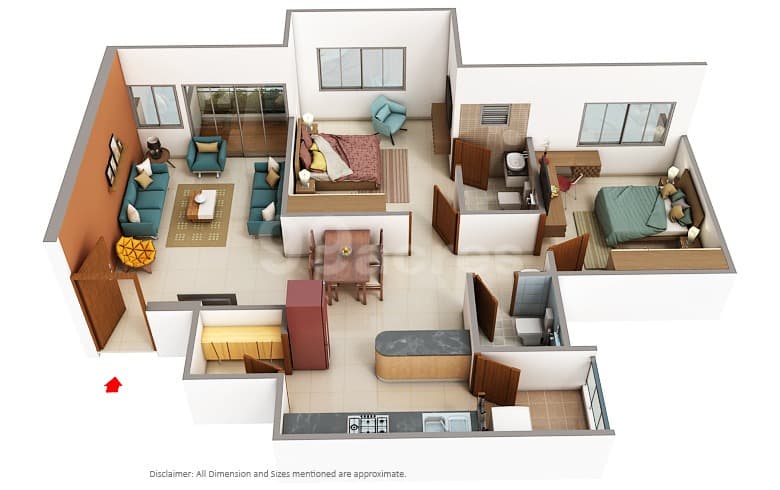 Floor Plan 3 - Vishwa Lake Iksa