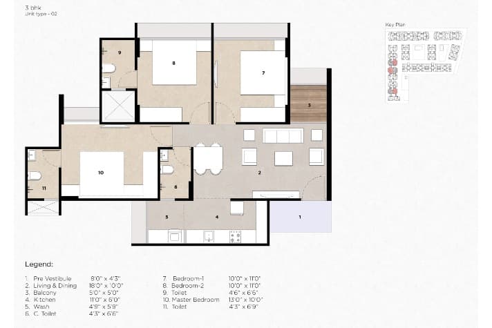 Floor Plan 1 - Saanvi Nirman Springs