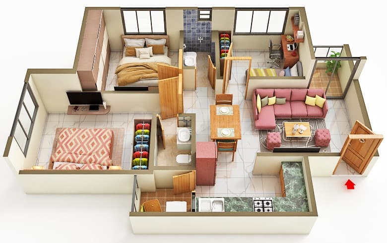 Floor Plan 5 - Saanvi Nirman Springs
