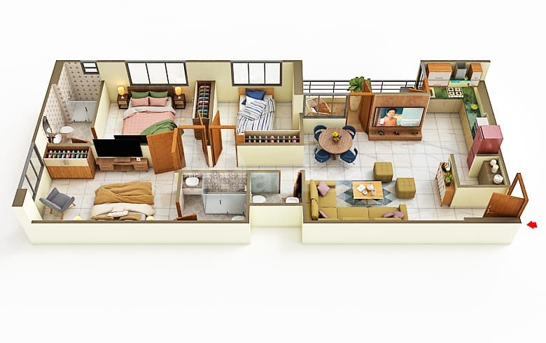 Floor Plan 5 - Addor Arise