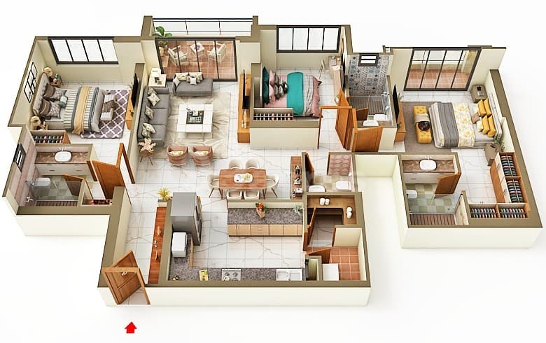 Floor Plan 2 - Godrej Altus
