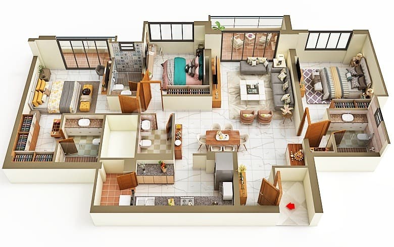 Floor Plan 3 - Godrej Altus