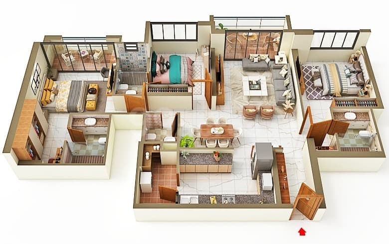 Floor Plan 4 - Godrej Altus