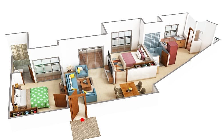 Floor Plan 1 - Rivanta Vibgyor