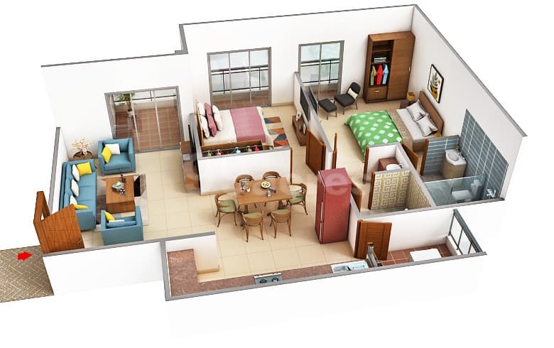 Floor Plan 2 - Rivanta Vibgyor