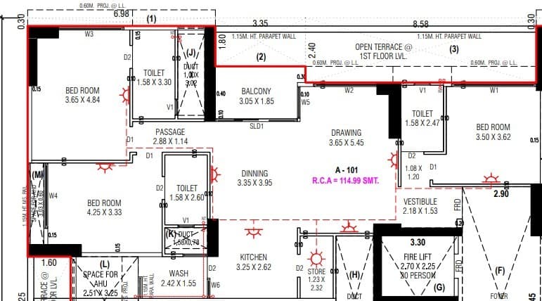 Floor Plan 4 - Arvind Imperia