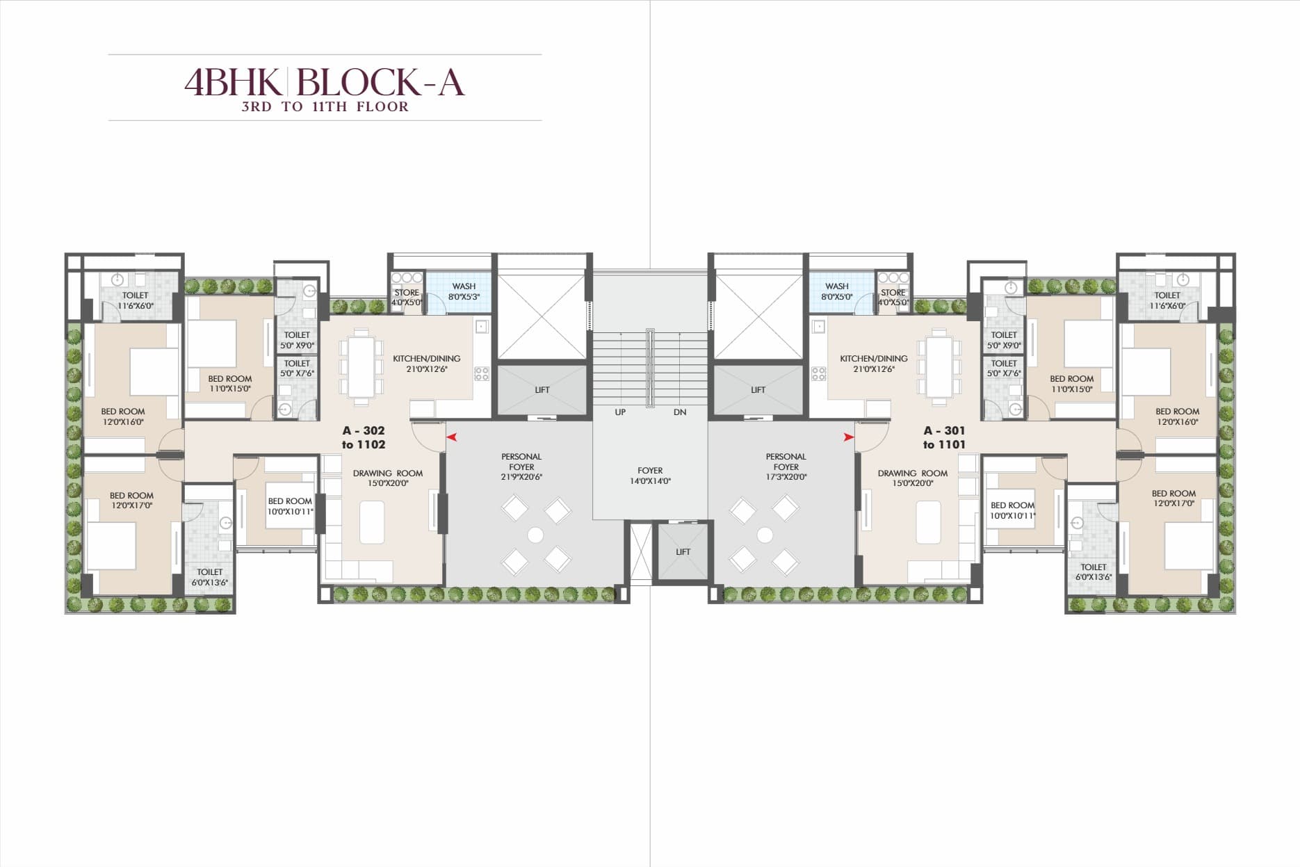 Floor Plan 2 - White Eternity