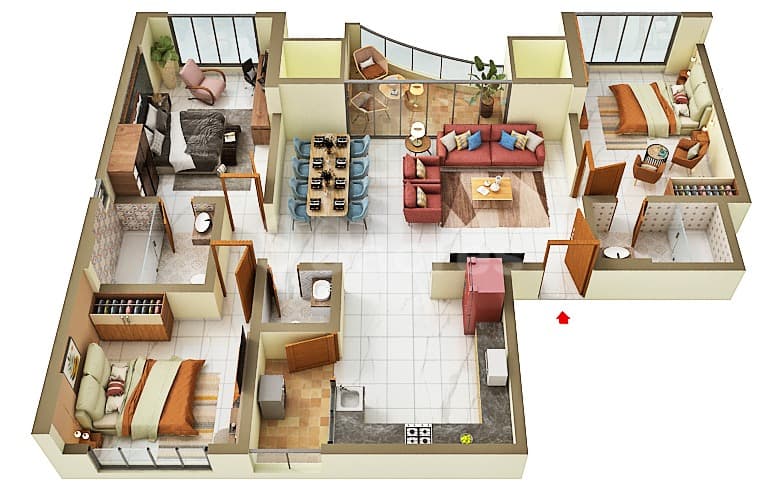 Floor Plan 1 - Skymac Ora