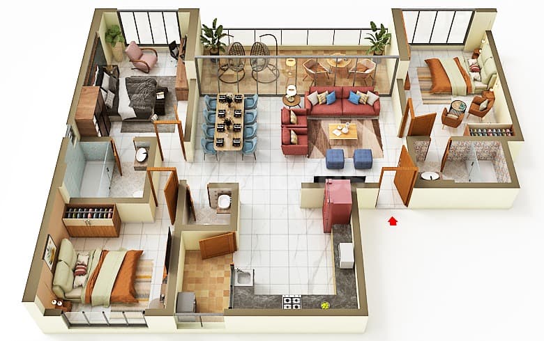Floor Plan 2 - Skymac Ora