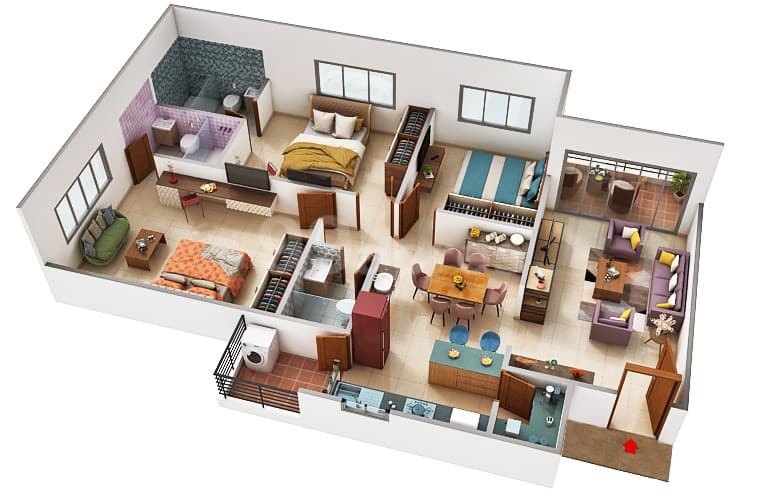 Floor Plan 4 - Shakti Essence 171