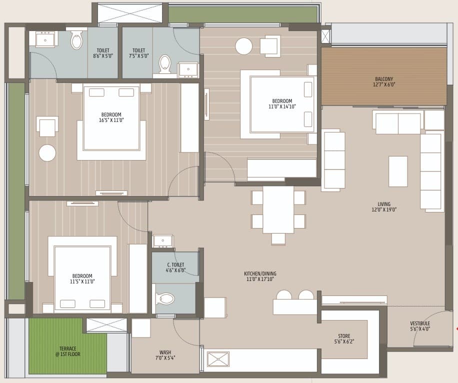 Floor Plan 1 - 3rd Eye Nirvana