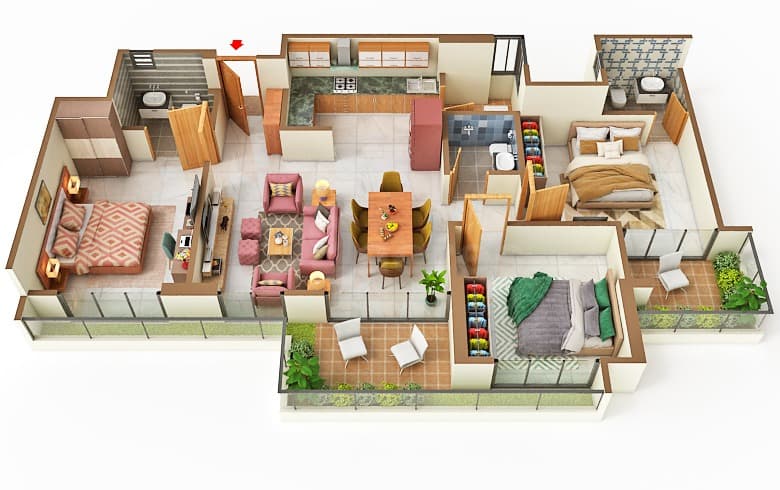 Floor Plan 5 - Aaryan De Casa