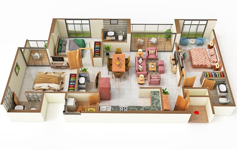 Floor Plan 6 - Aaryan De Casa