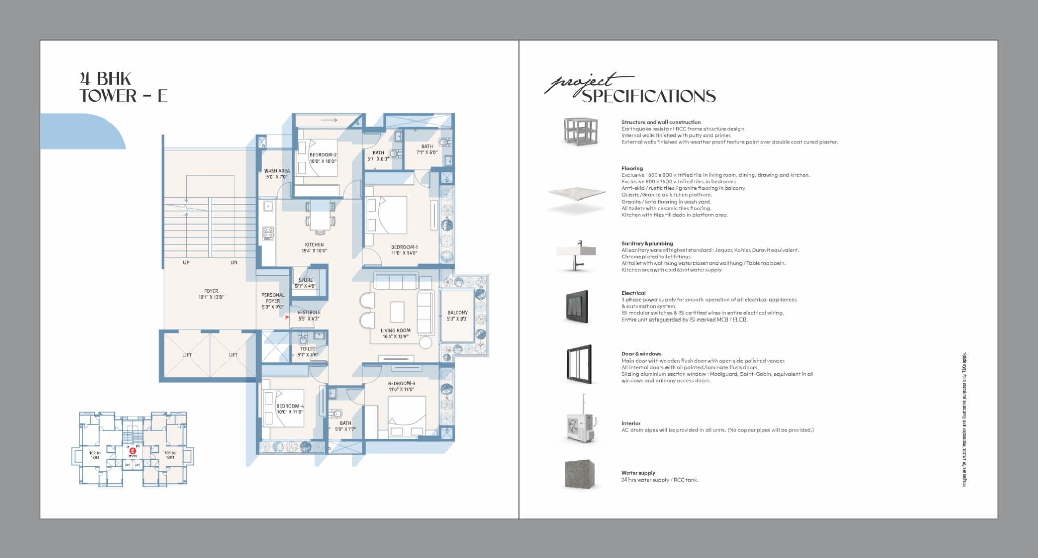 Floor Plan 1 - Swara Sakal Skycity