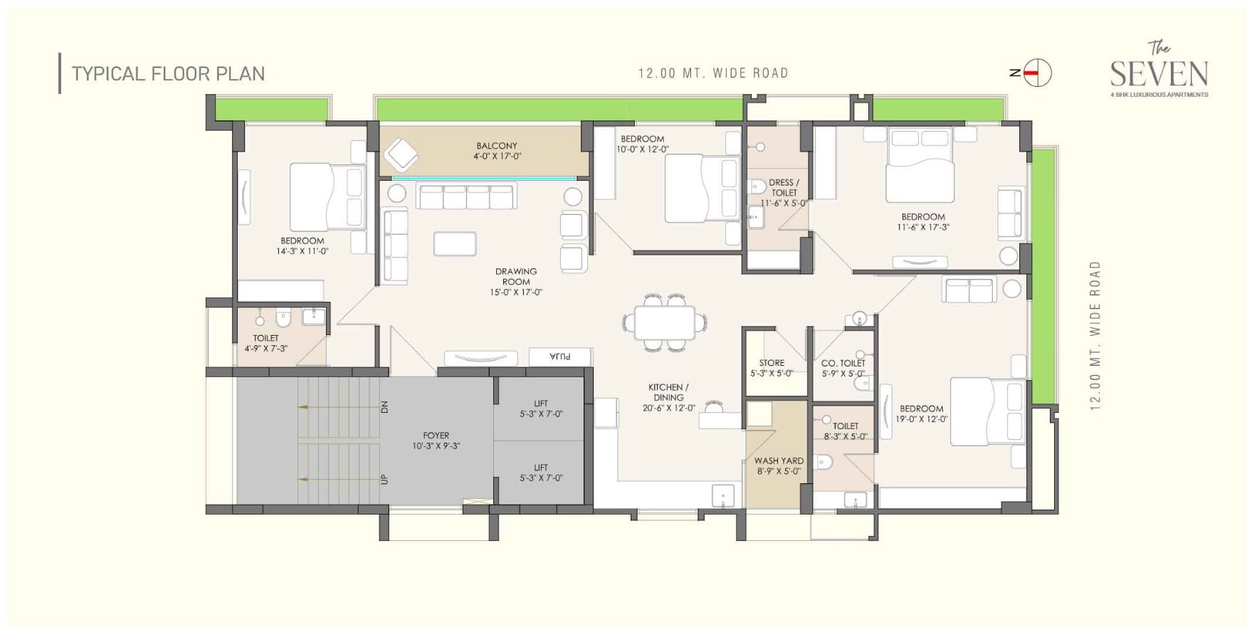 Floor Plan 2 - The Seven by RB Builder