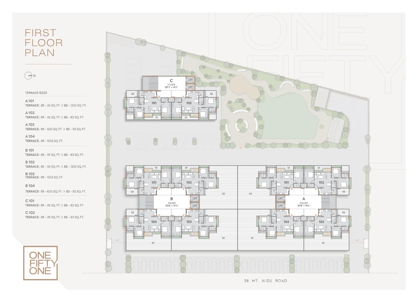 Floor Plan 3 - Alok One Fifty One