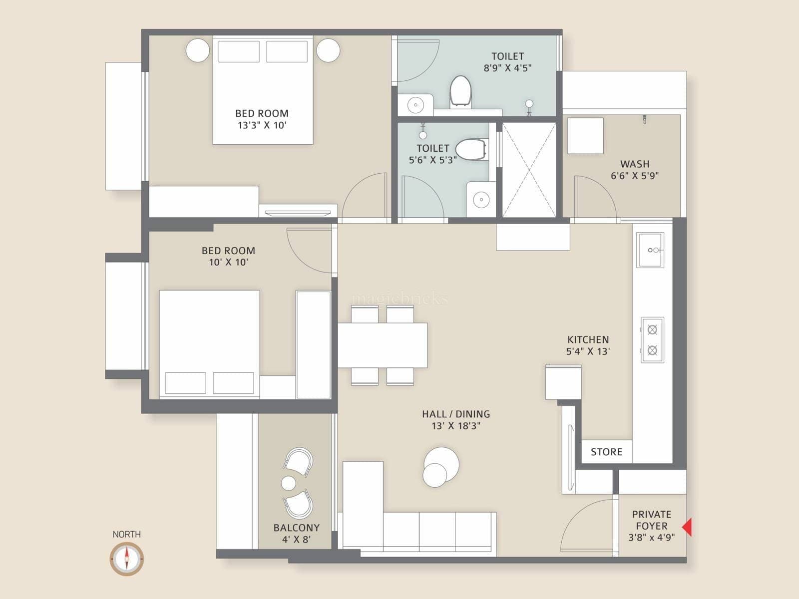 Floor Plan 1 - Pravesh By Kaavyaratna