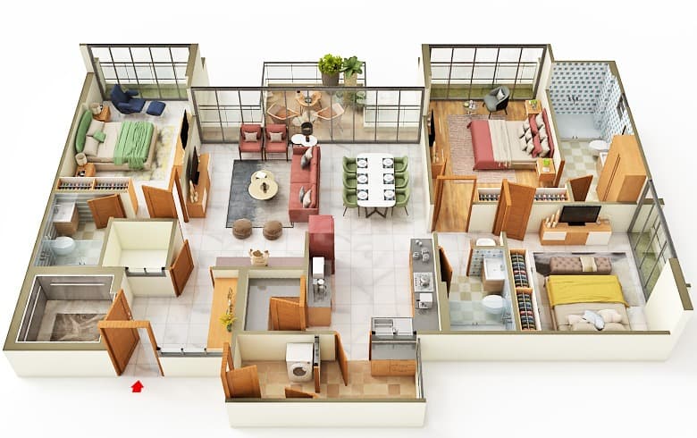 Floor Plan 1 - The Privilon