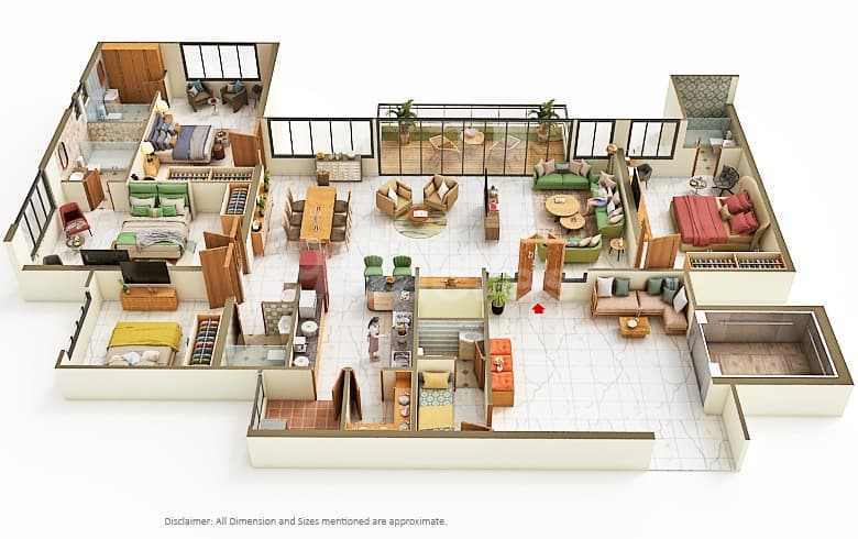 Floor Plan 1 - Kavisha The Masterpiece