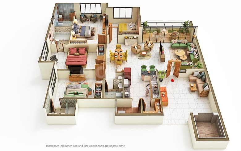 Floor Plan 2 - Kavisha The Masterpiece