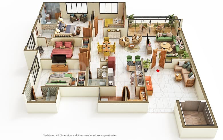Floor Plan 3 - Kavisha The Masterpiece