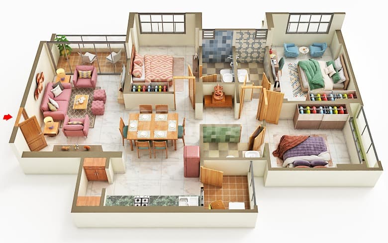 Floor Plan 3 - HN Riviera Bliss
