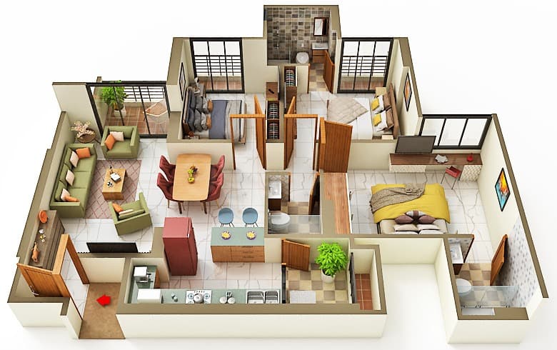 Floor Plan 2 - Safal Niwa