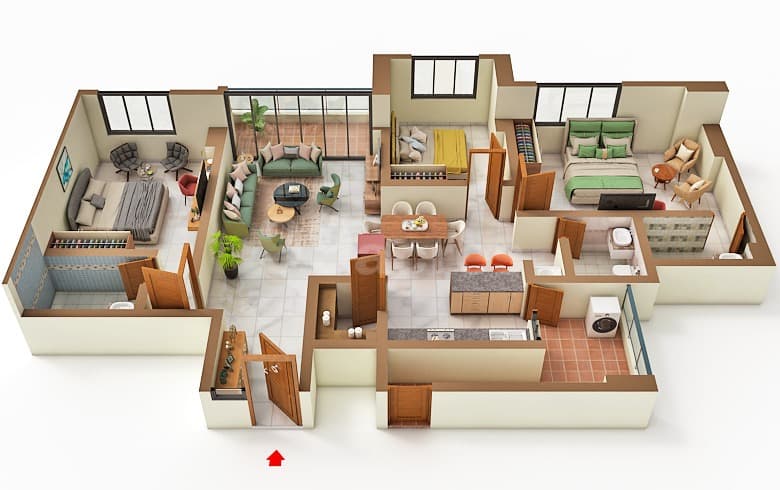 Floor Plan 1 - Shreeya Amazia
