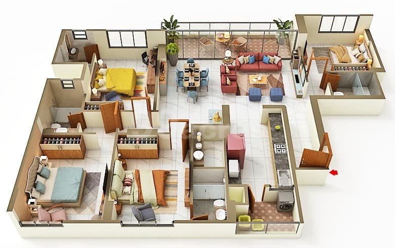 Floor Plan 1 - Venus The Universe