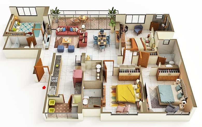 Floor Plan 3 - Venus The Universe
