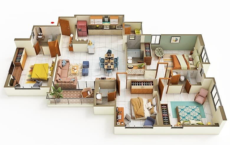 Floor Plan 4 - Venus The Universe
