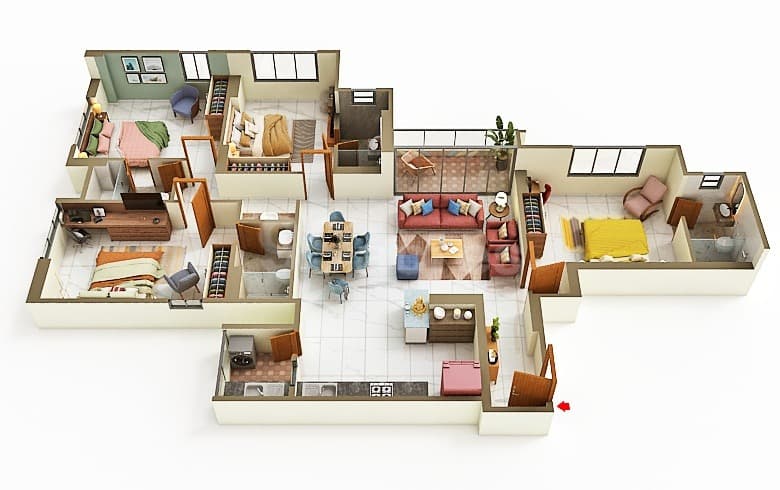 Floor Plan 5 - Venus The Universe