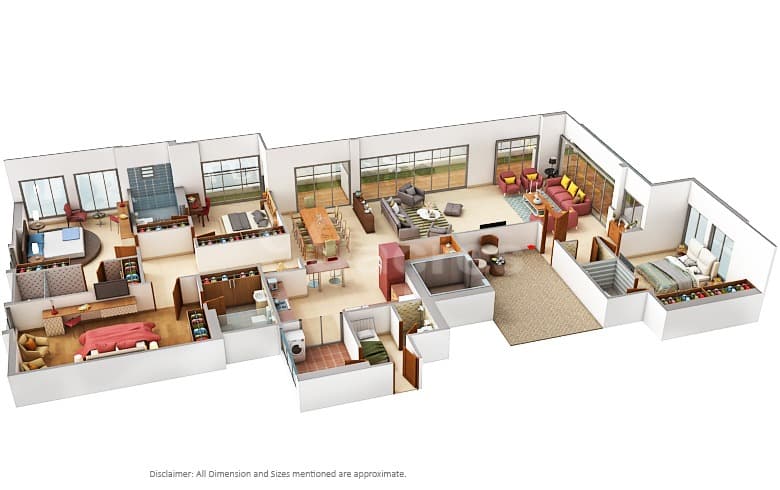 Floor Plan 1 - Z Luxuria