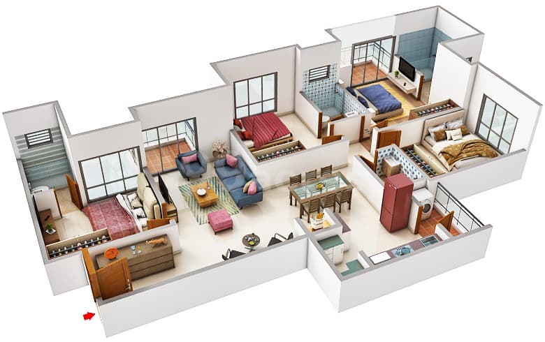 Floor Plan 1 - Swagat Agacia